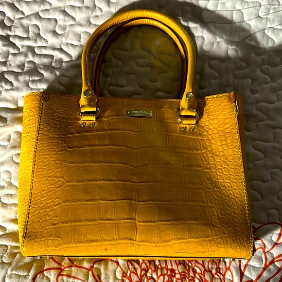 KATE SPADE SMALL QUINN MUSTARD BAG - Picture 2 of 16
